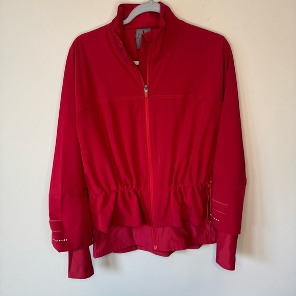 Sweaty Betty Fast Lane Running Jacket In Vine Red Size Small 4-6 - Picture 2 of 7